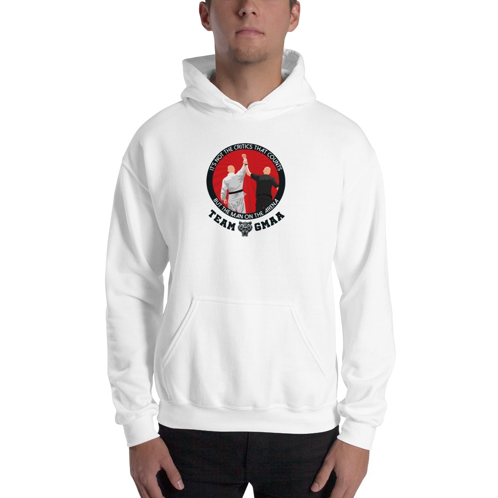 Goulburn Martial Arts Academy Men's Hoodie, Black and Red Logo