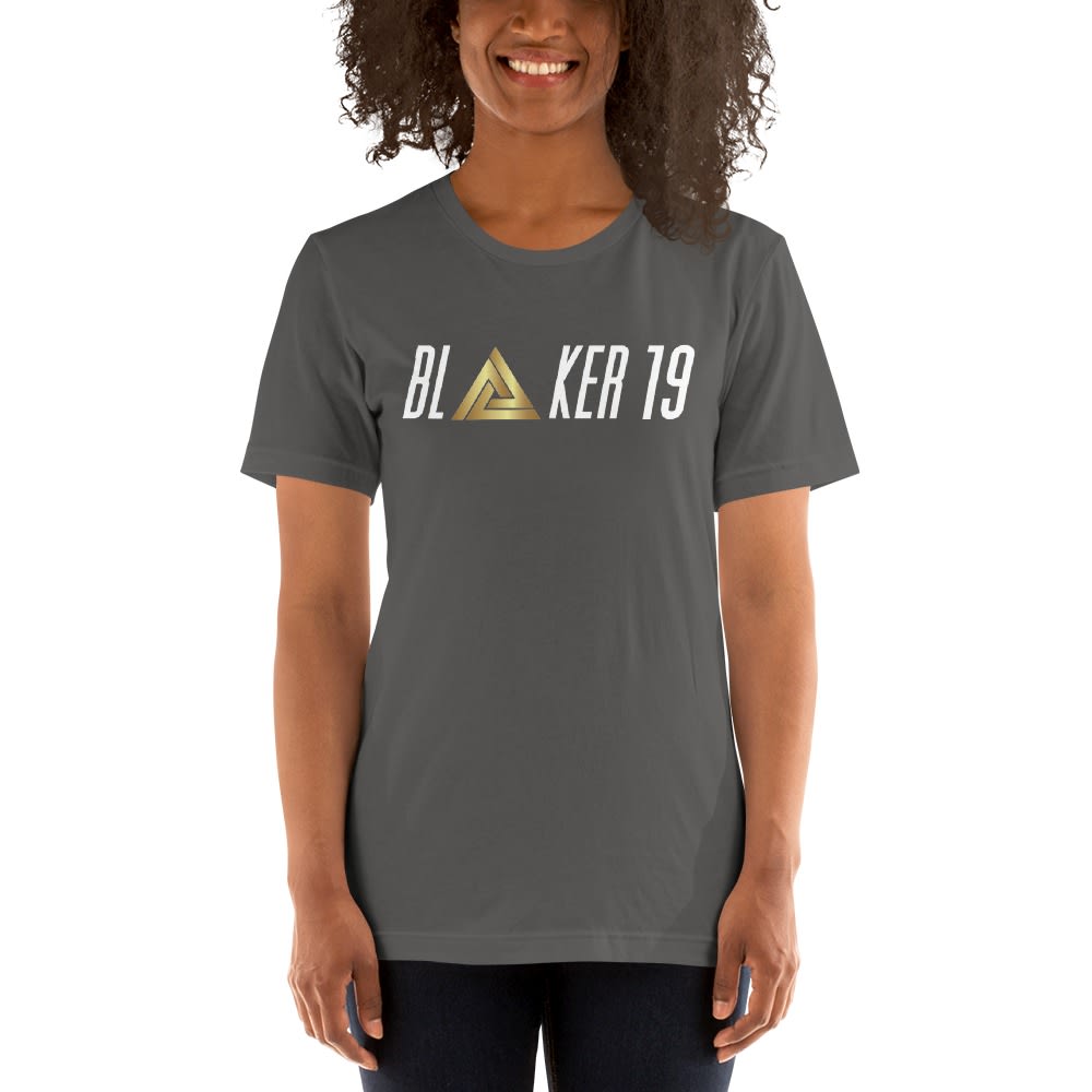   "Blaker 19" by Blake Pitts Women's T-Shirt,  White Logo