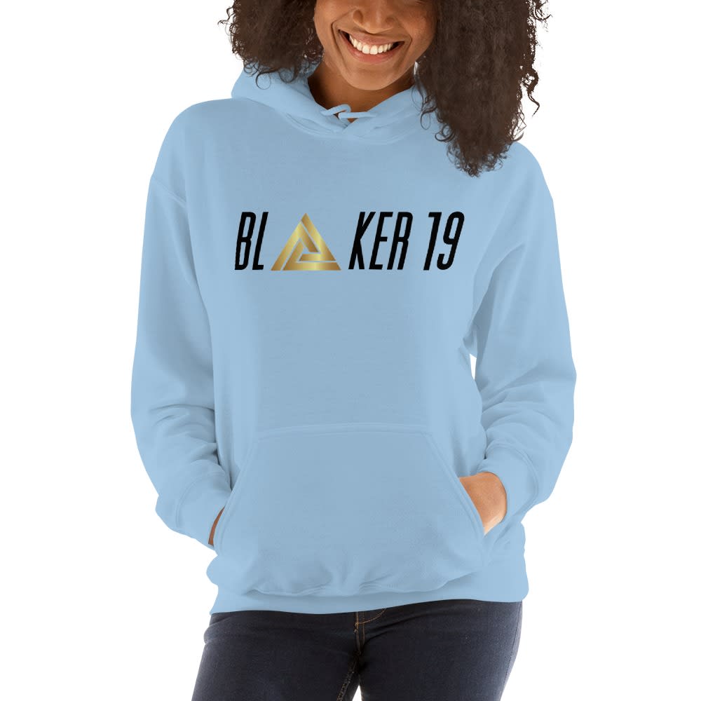 "Blaker 19" by Blake Pitts Women's Hoodie, Black Logo