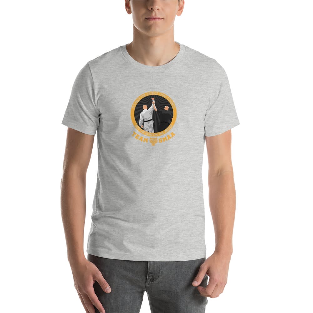 Goulburn Martial Arts Academy Men's T-Shirt, Gold and Black Logo