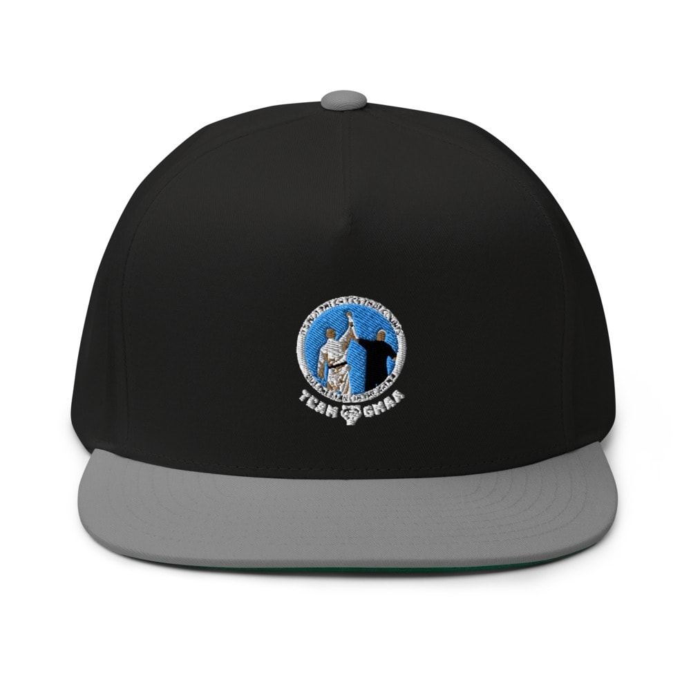 .Goulburn Martial Arts Academy Hat, White and Blue Logo