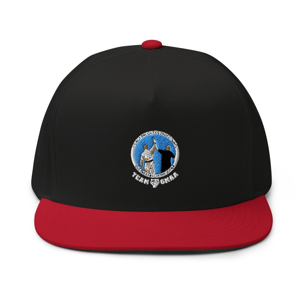 .Goulburn Martial Arts Academy Hat, White and Blue Logo