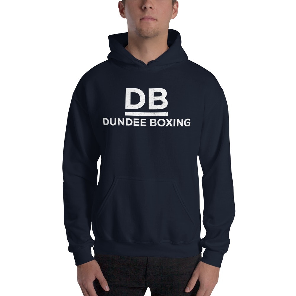 Dundee Boxing Hoodie, White Logo