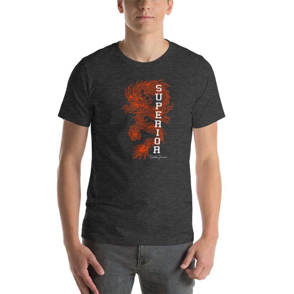 "Superior Dragon" by B.Jiez T-Shirt, Black Print
