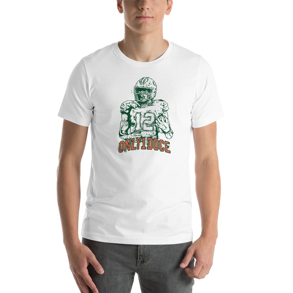 Only1Doce by Jeremiah Payton Men's T-Shirt, Green Logo