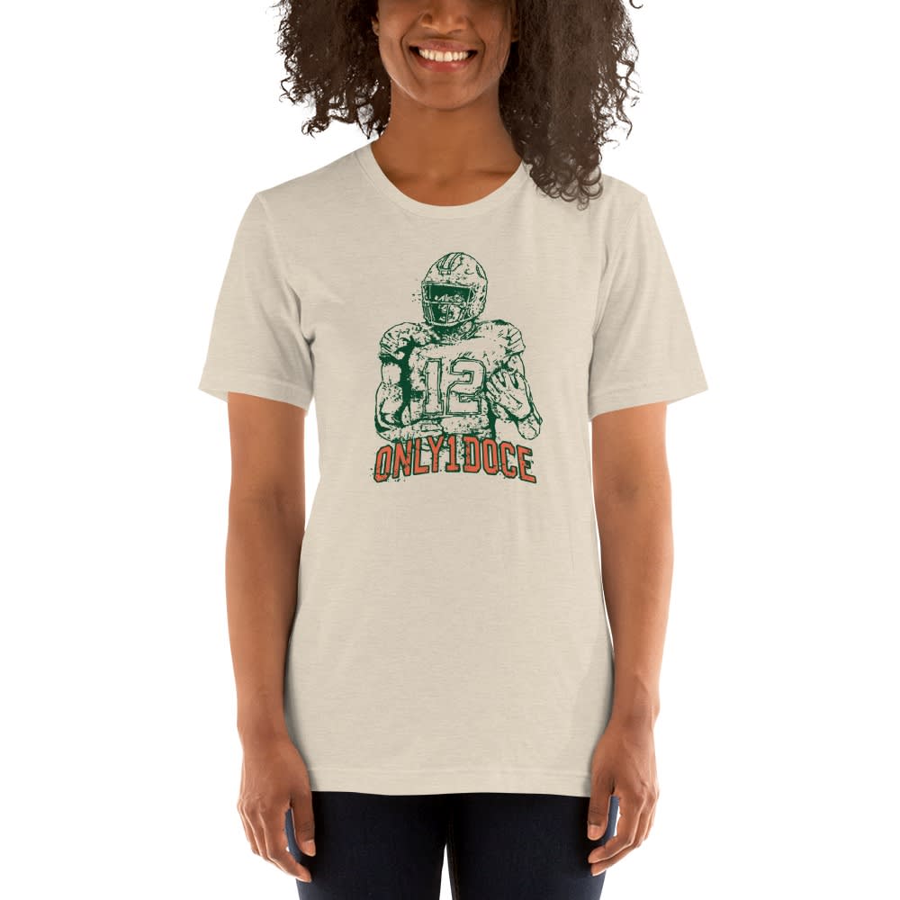  Only1Doce by Jeremiah Payton Women's T-Shirt, Green Logo