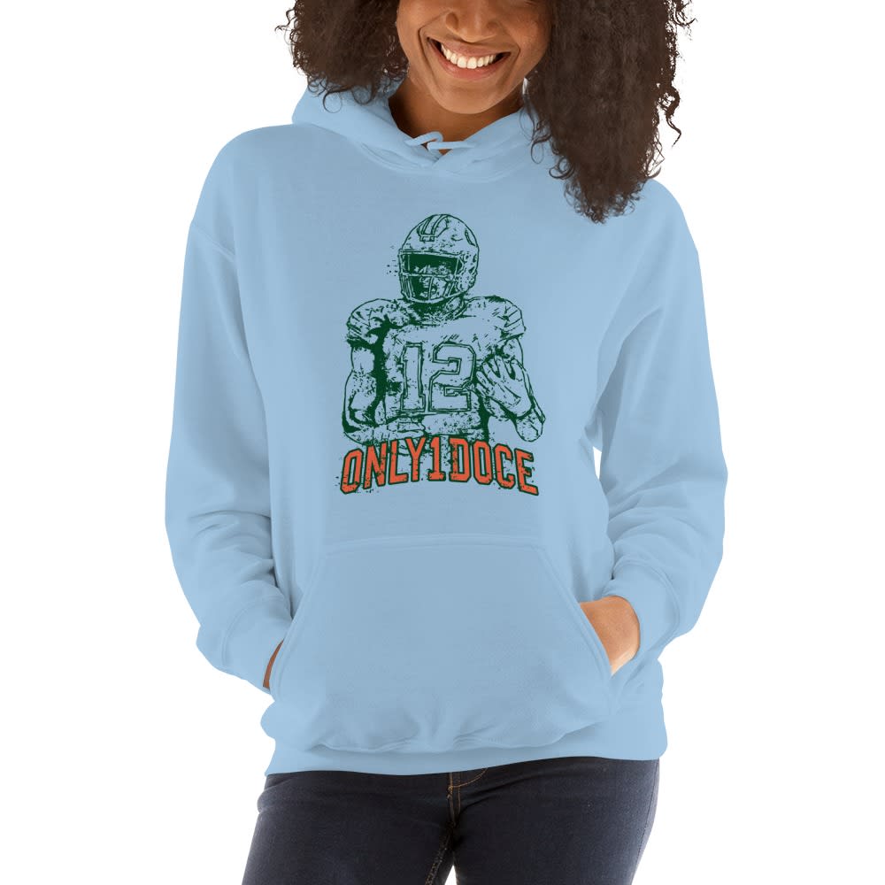 Only1Doce by Jeremiah Payton Women's Hoodie, Green Logo