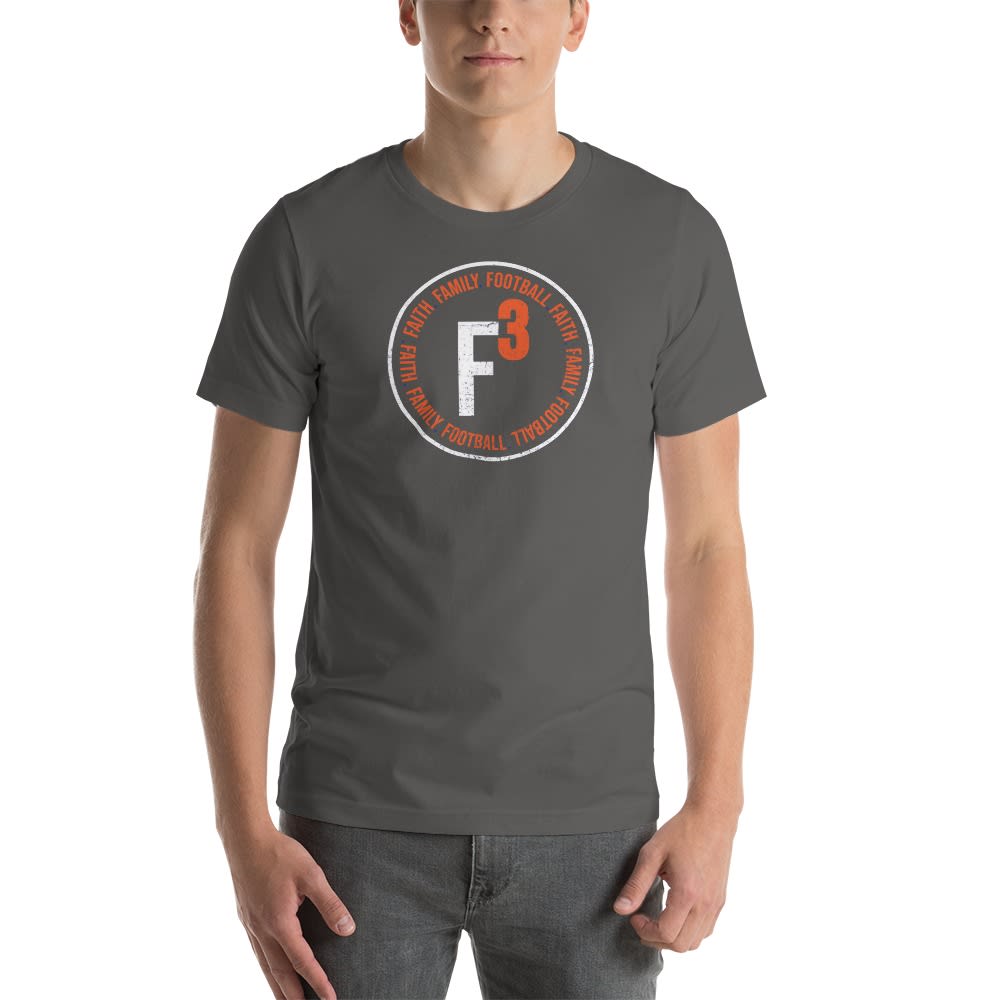 Faith, Family and Football by Cole Bennett, T-Shirt, Circle Logo, White