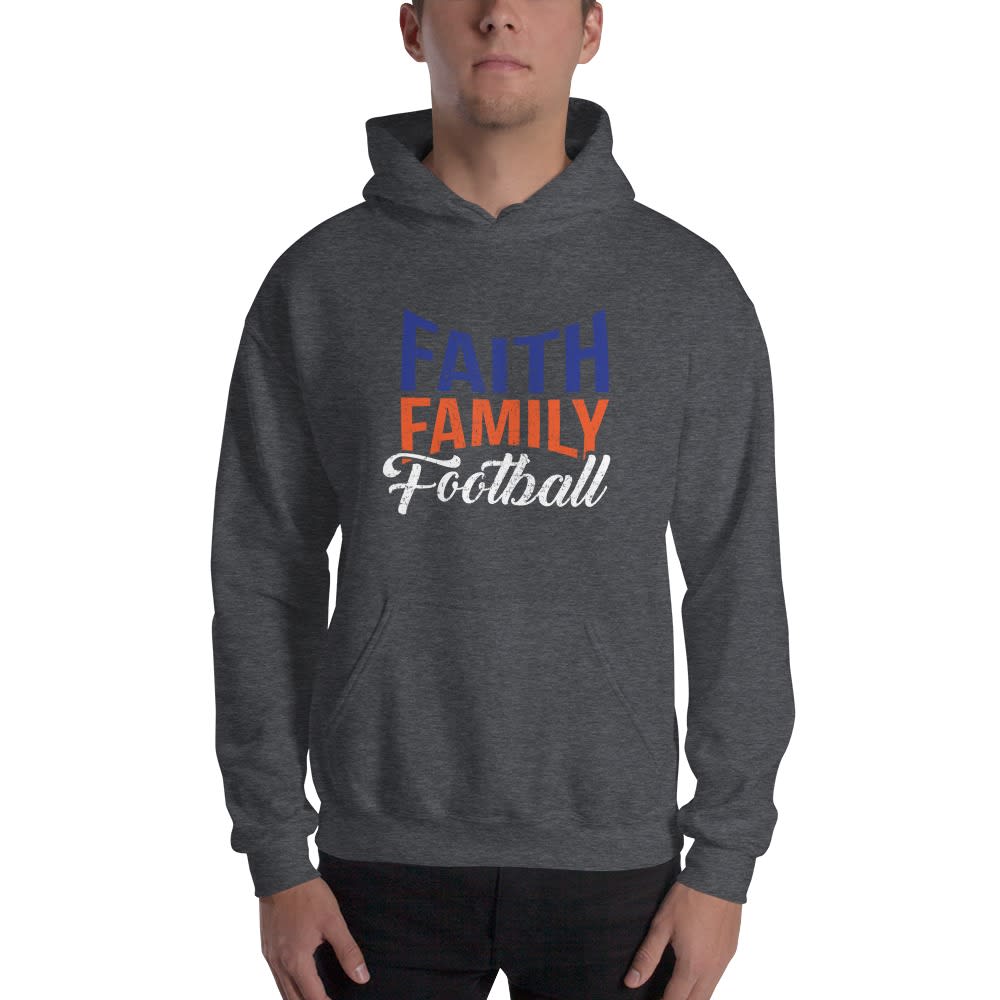 Faith, Family and Football by Cole Bennett, Hoodie, White Logo
