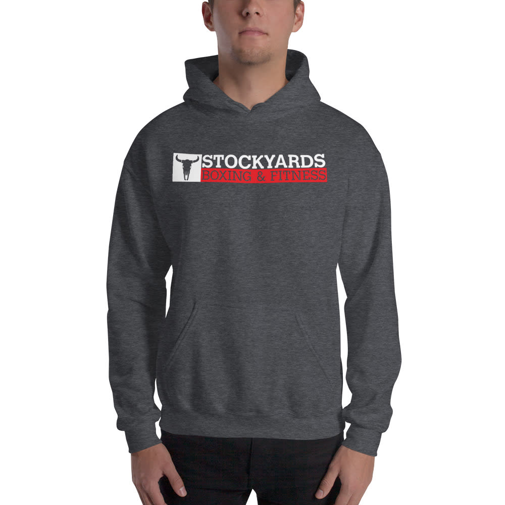 Stockyards Boxing and Fitness, Hoodie, White Logo