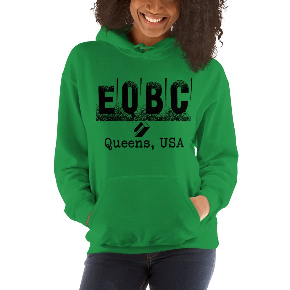  EQBC by Al Alvir Women's Hoodie , Black Logo