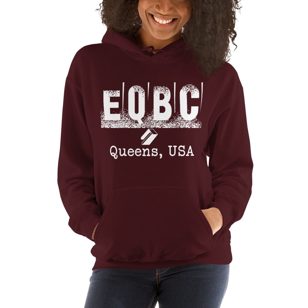 EQBC by Al Alvir Women's Hoodie , White Logo