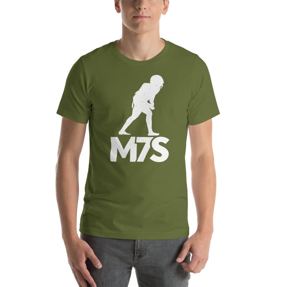 M7S by Mykel Santos Men's T-Shirt, White Logo