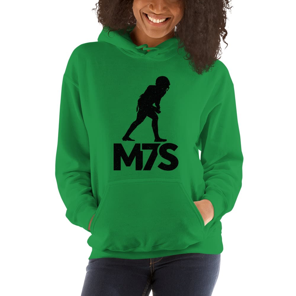 M7S by Mykel Santos Women's Hoodie, Black Logo
