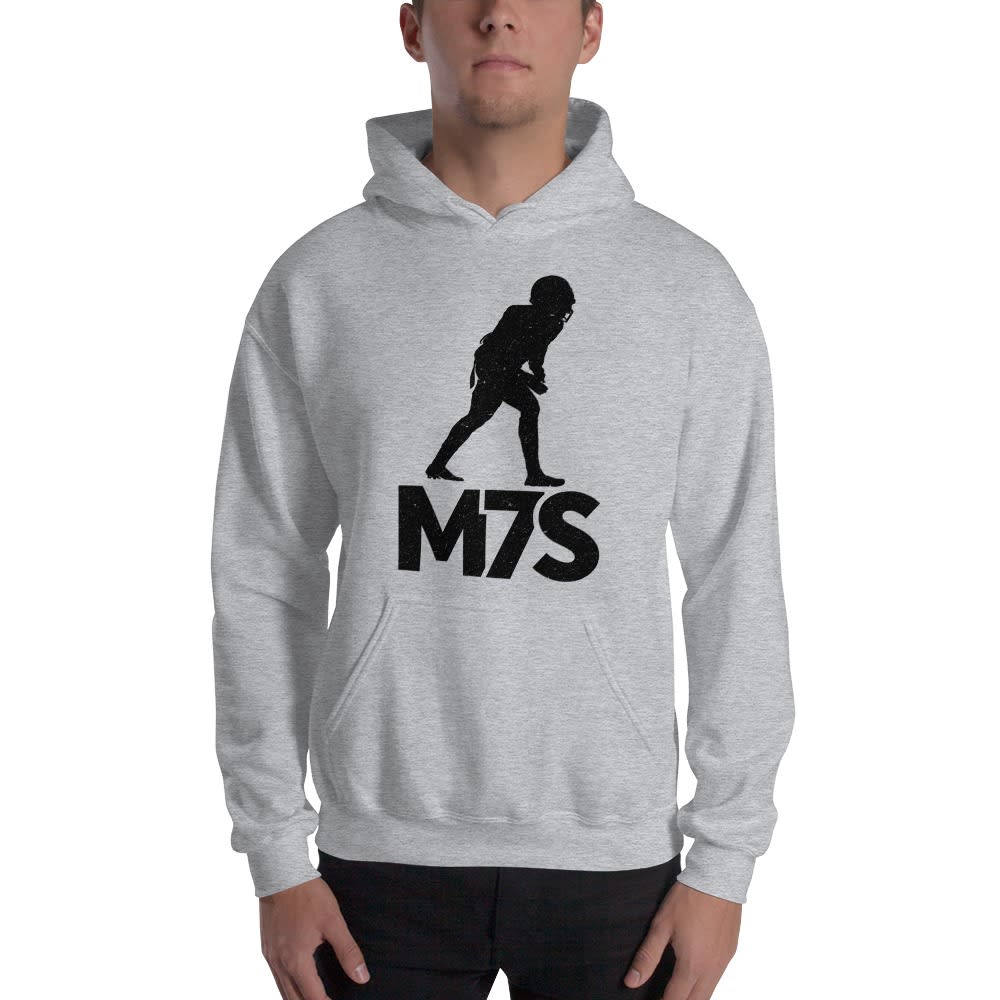  M7S by Mykel Santos Men's Hoodie, Black Logo