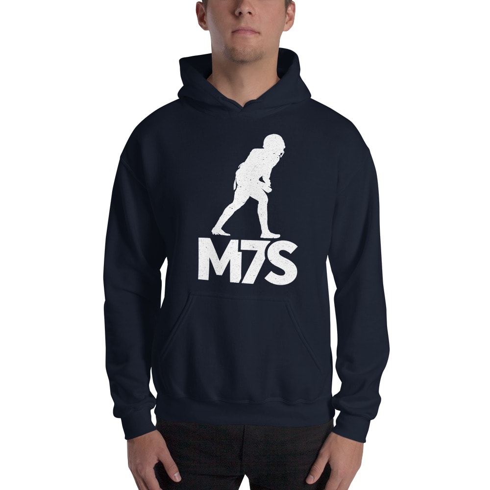 M7S by Mykel Santos Men's Hoodie, White Logo