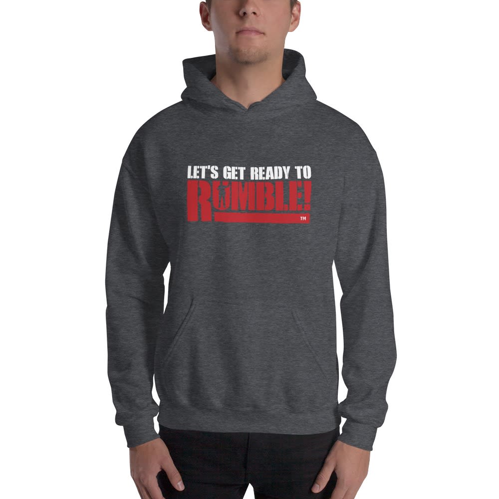 Let's get ready to rumble!™ by Michael Buffer, Men's Hoodie, Light Logo