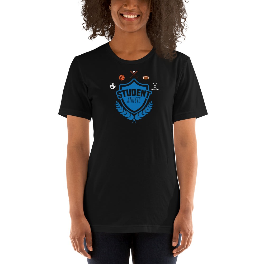 Student Athlete by Keyon Smith Women's T-Shirt, Blue Logo