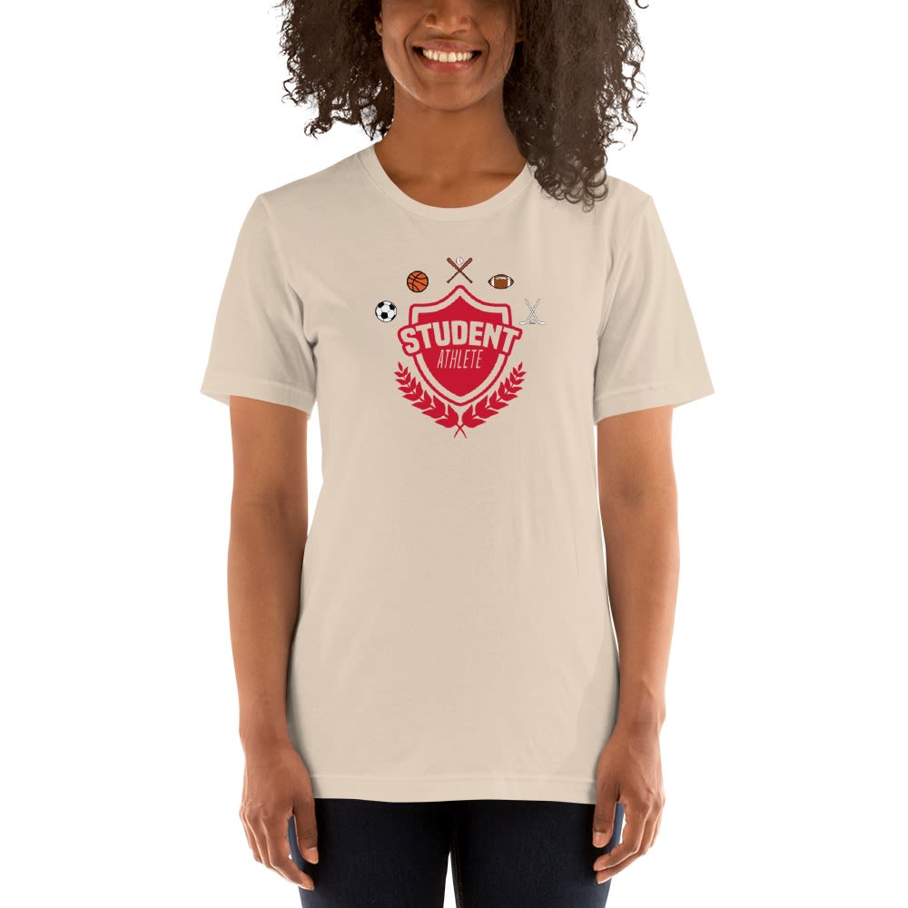 Student Athlete by Keyon Smith Women's T-Shirt, Red Logo