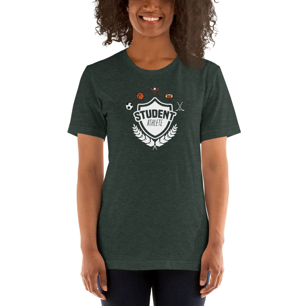 Student Athlete by Keyon Smith Women's T-Shirt, White Logo