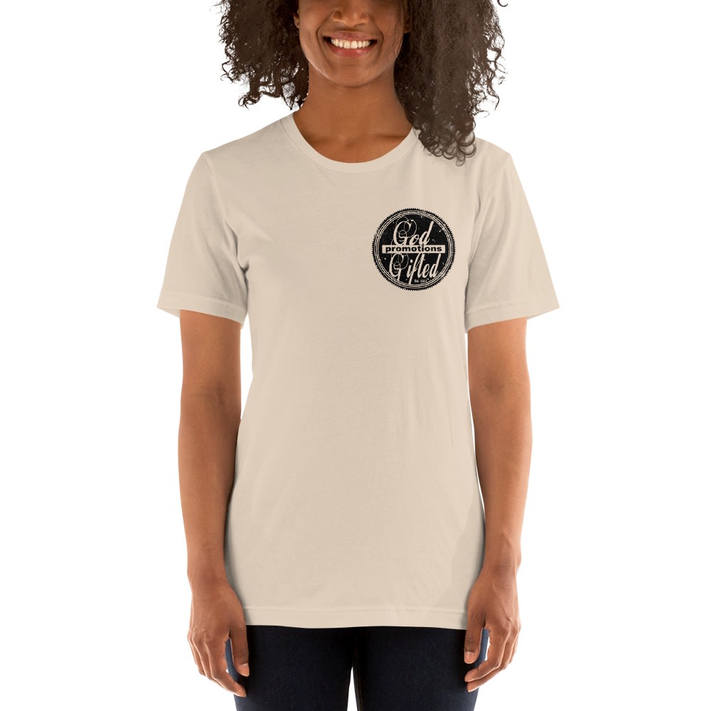 God Gifted Promotions by Titus Williams, Women's T-Shirt, Black Logo