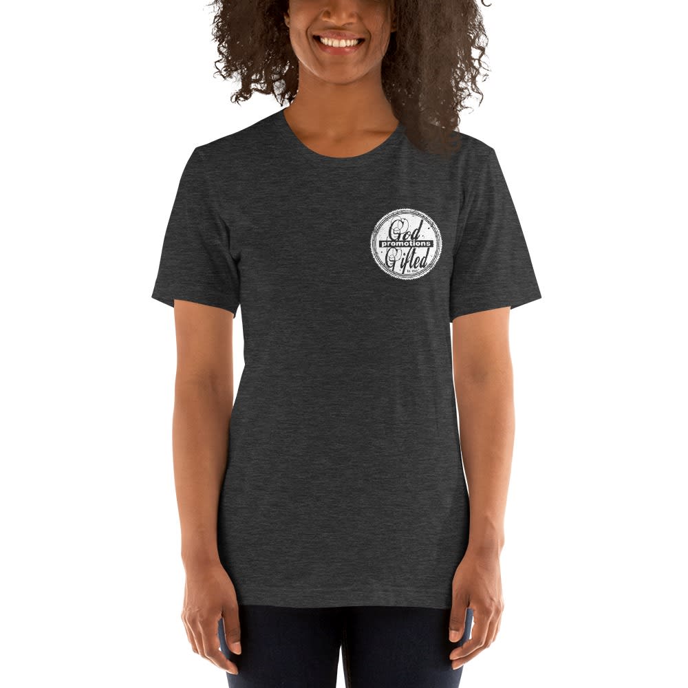 God Gifted Promotions by Titus Williams, Women's T-Shirt, White Logo