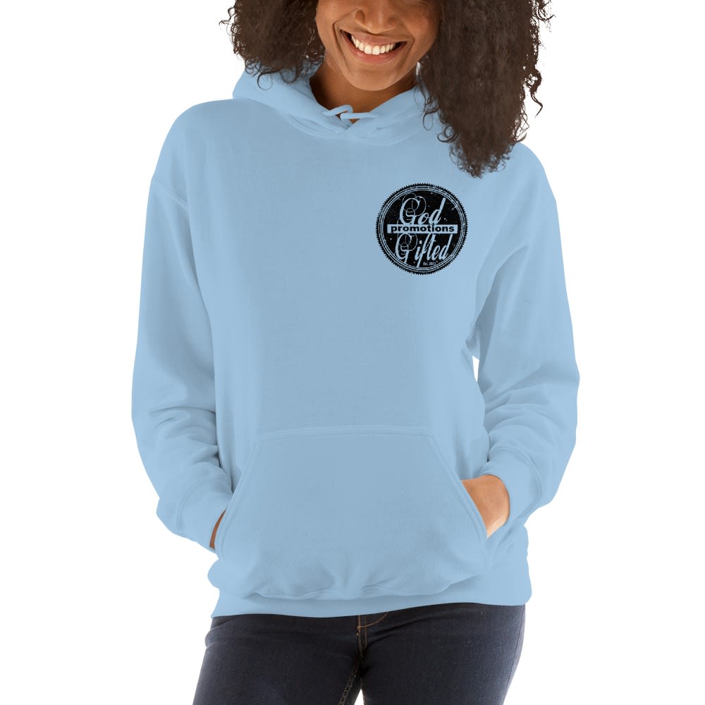 God Gifted Promotions by Titus Williams, Women's Hoodie, Black Logo