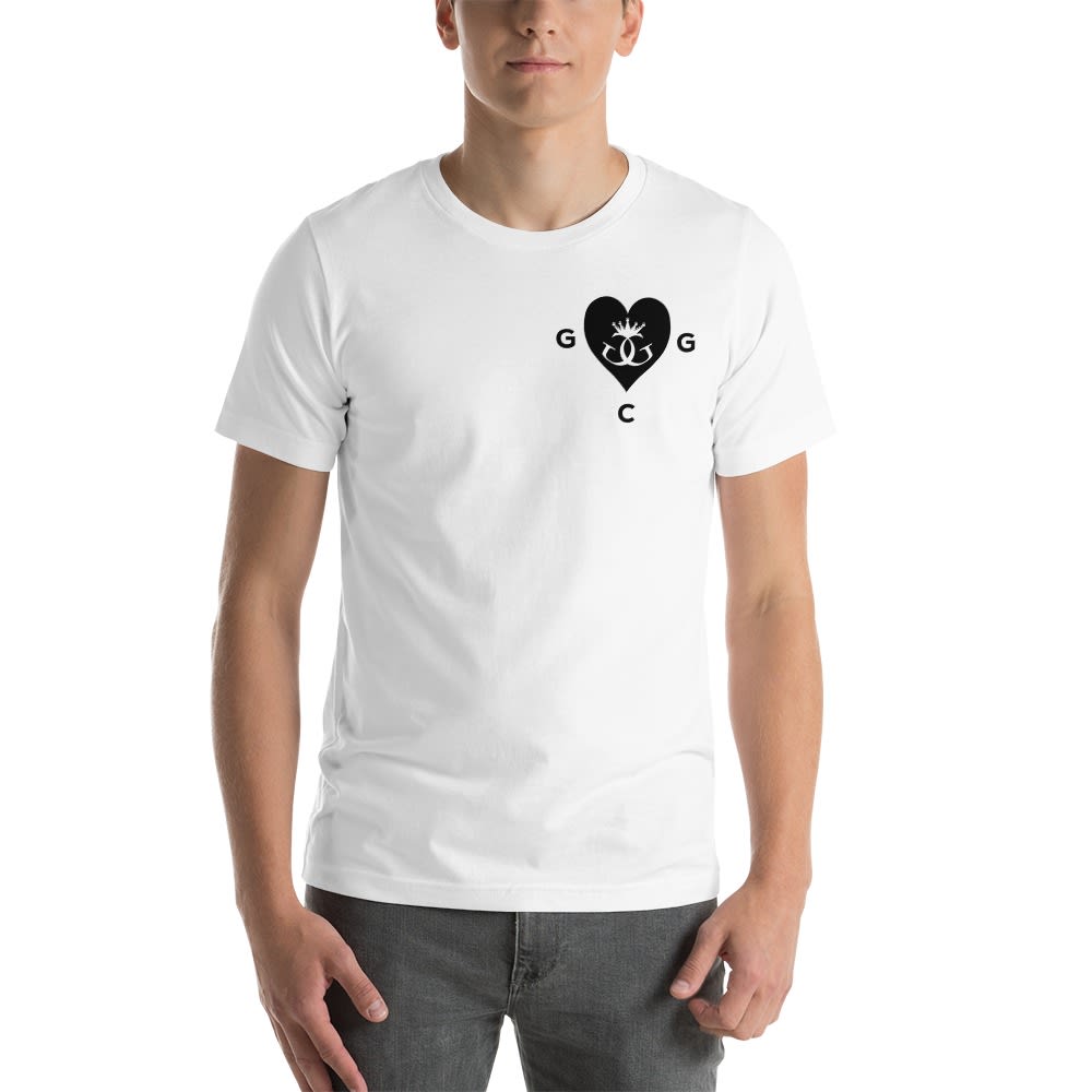 God Gifted Heart by Titus Williams, Men's T-Shirt, Black Logo