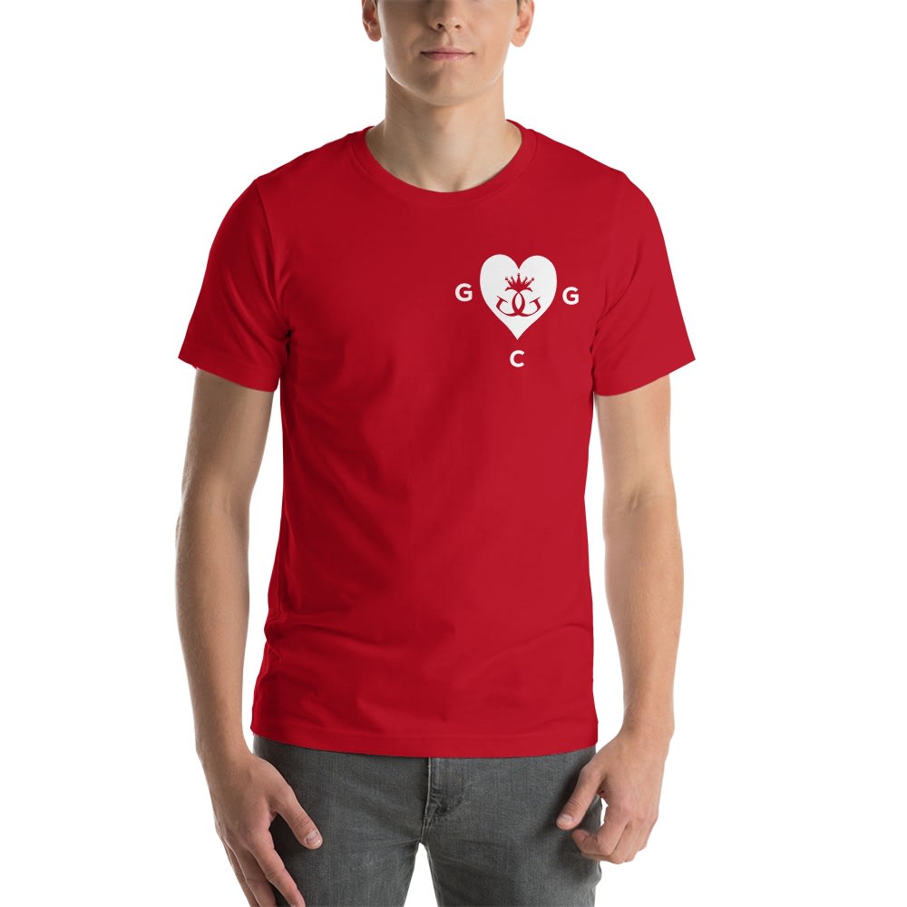 God Gifted Heart by Titus Williams, Men's T-Shirt, White Logo