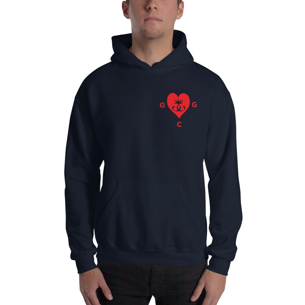God Gifted Heart by Titus Williams, Men's Hoodie, Red Logo