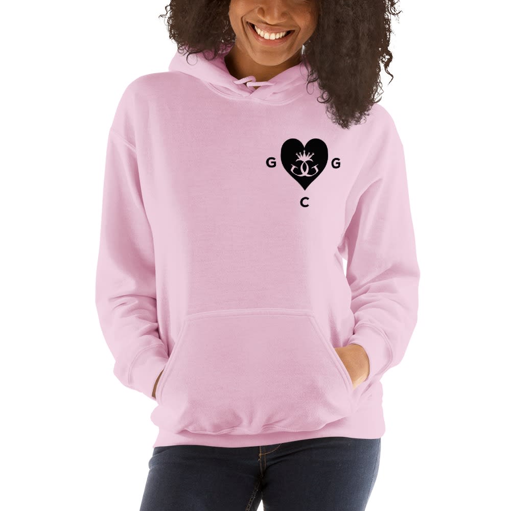 God Gifted Heart by Titus Williams, Women's Hoodie, Black Logo
