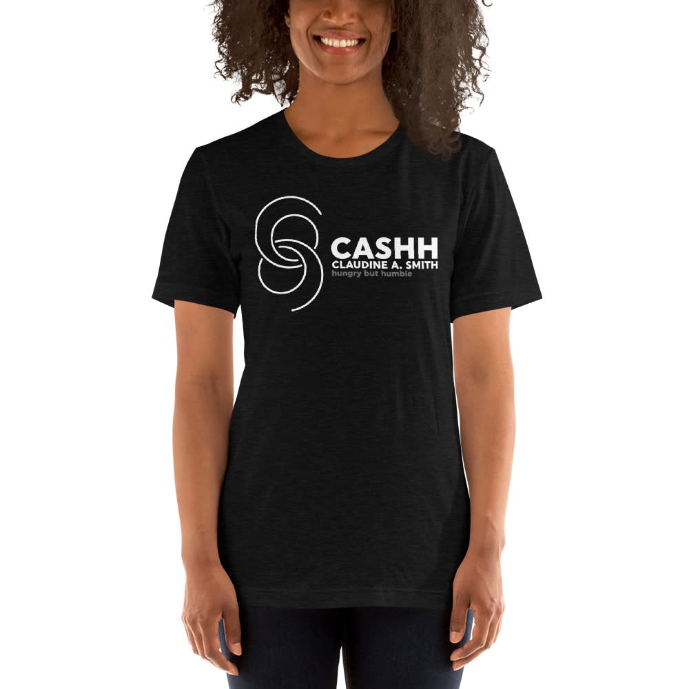 CASHH by by Claudine Smith Women's T-Shirt, White Logo