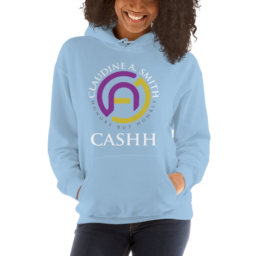 CASHH by by Claudine Smith Women's Hoodie, White Logo