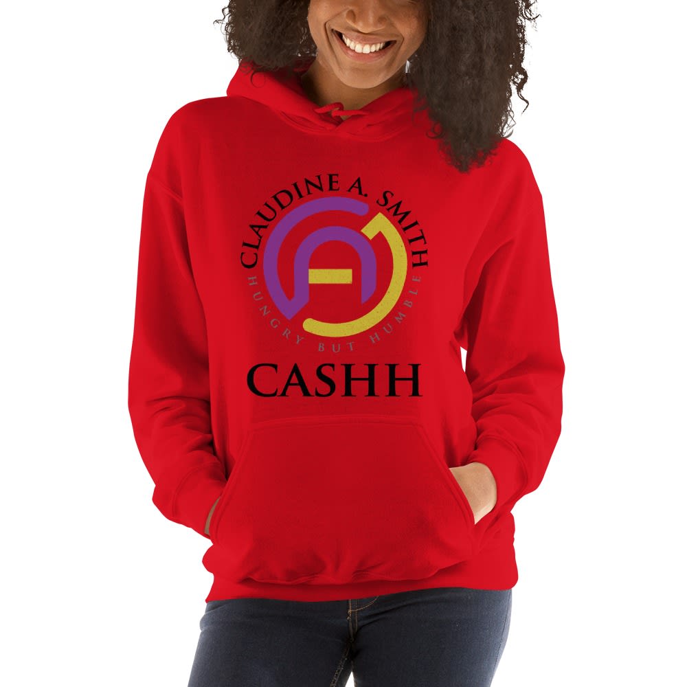 "Hungry but Humble" by Claudine Smith Women's Hoodie, Black Logo
