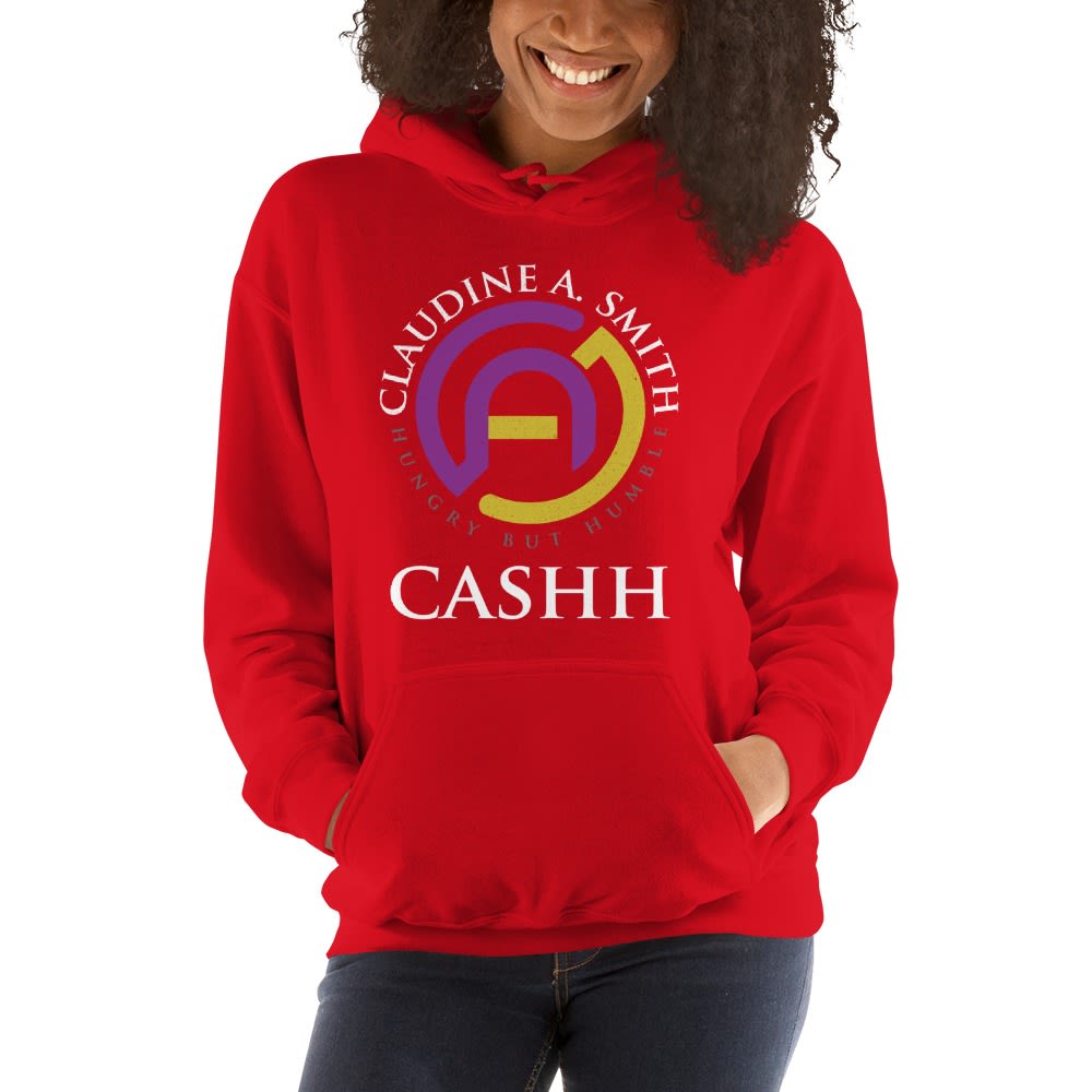 "Hungry but Humble" by Claudine Smith Women's Hoodie, White Logo