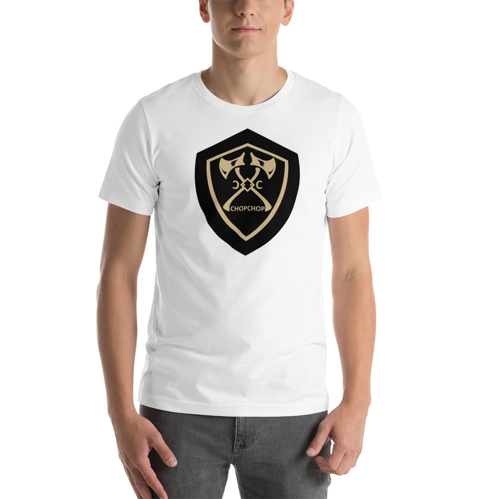   Demarcus "Chop Chop" Corley Men's T-Shirt, Black Gold Logo