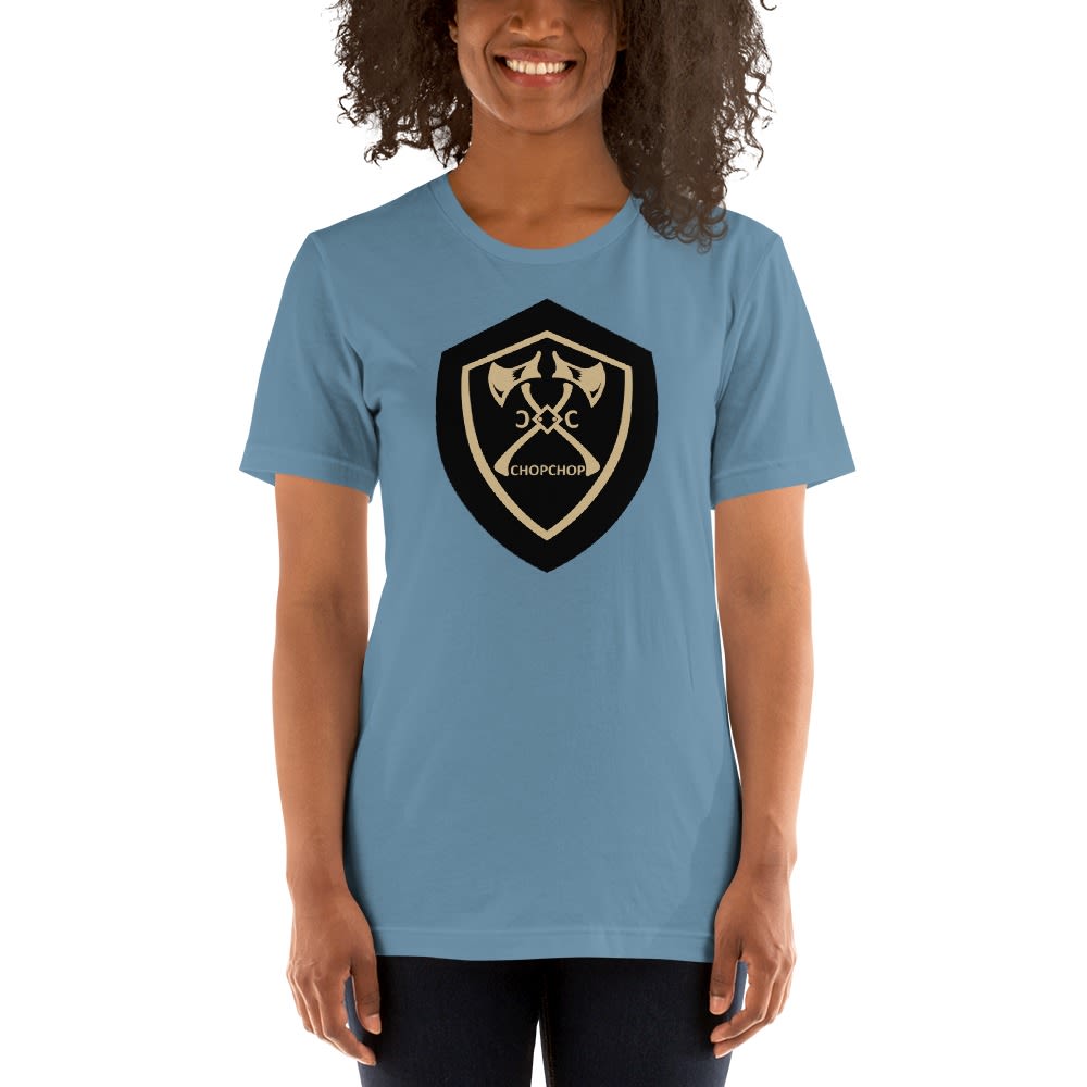  Demarcus "Chop Chop" Corley Women's T-Shirt, Black Gold Logo