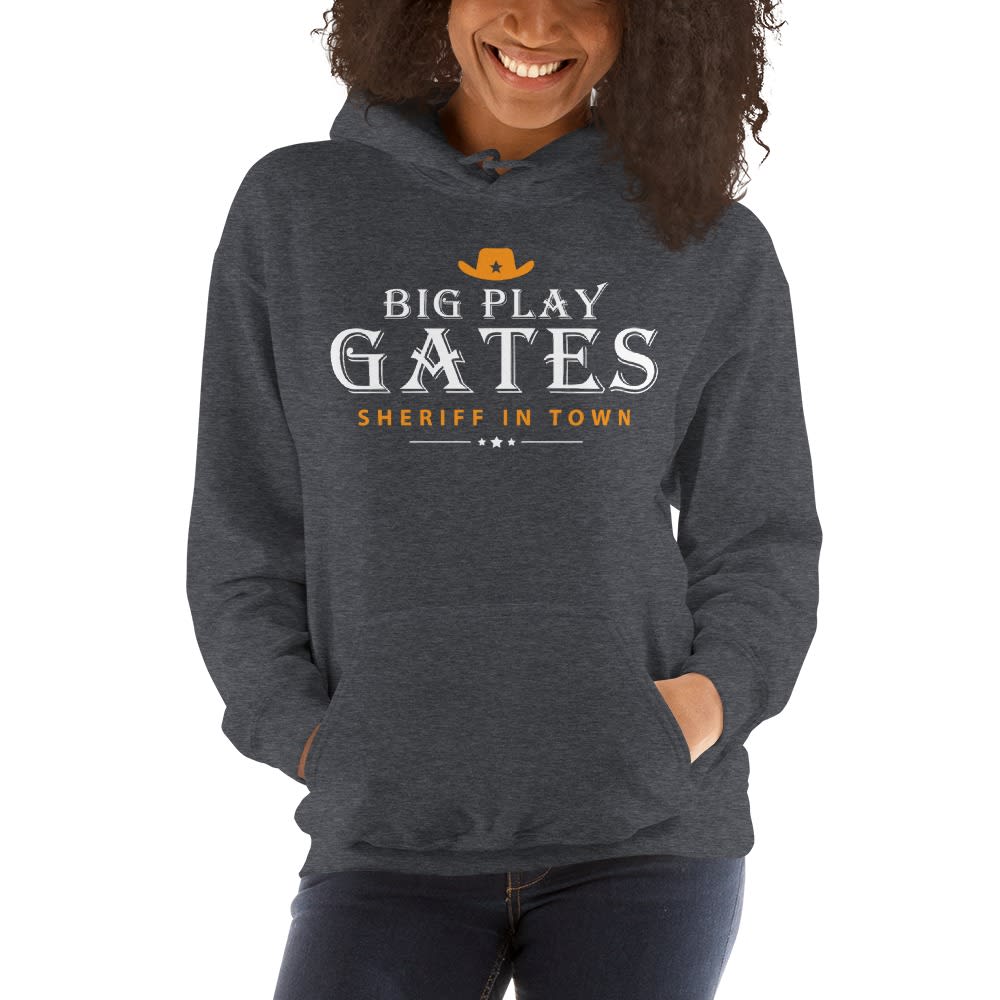 BIG PLAY GATES V#2 by Ovurton Gates Women's Hoodie, White Logo