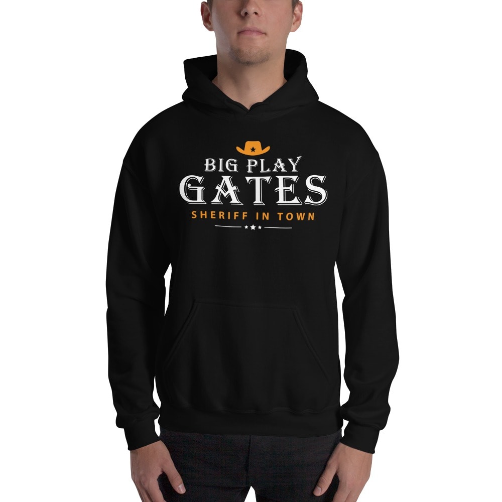 BIG PLAY GATES V#2 by Ovurton Gates Men's Hoodie, White Logo