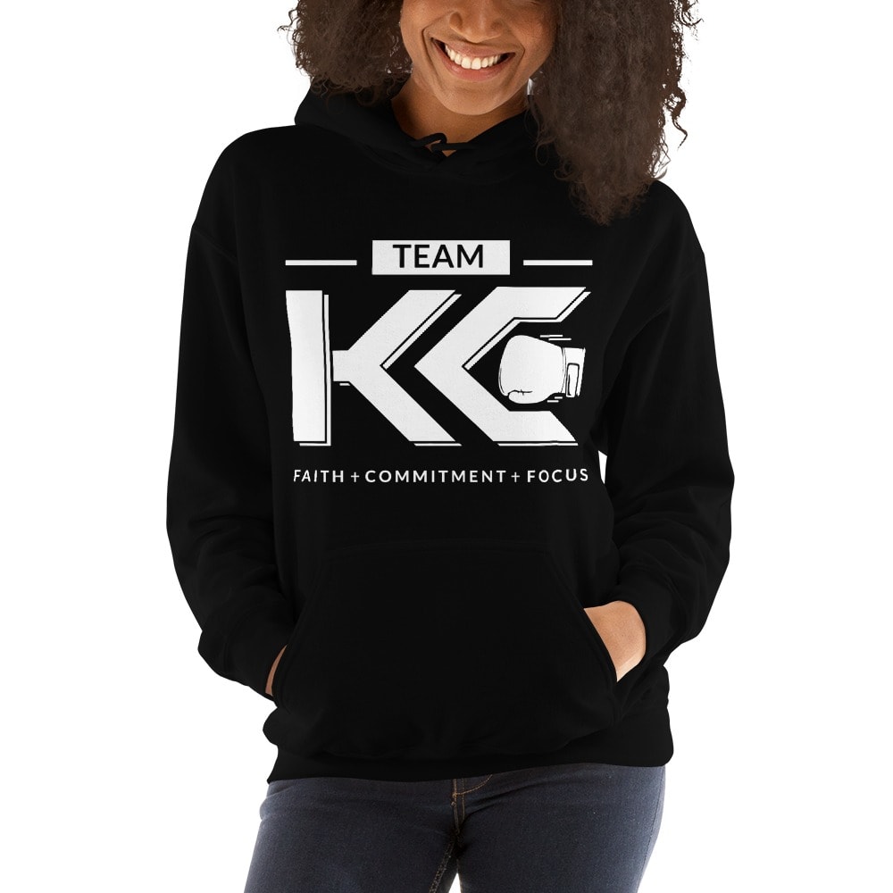 Team KC by Kaitlyn Clark Women's Hoodie , White Logo