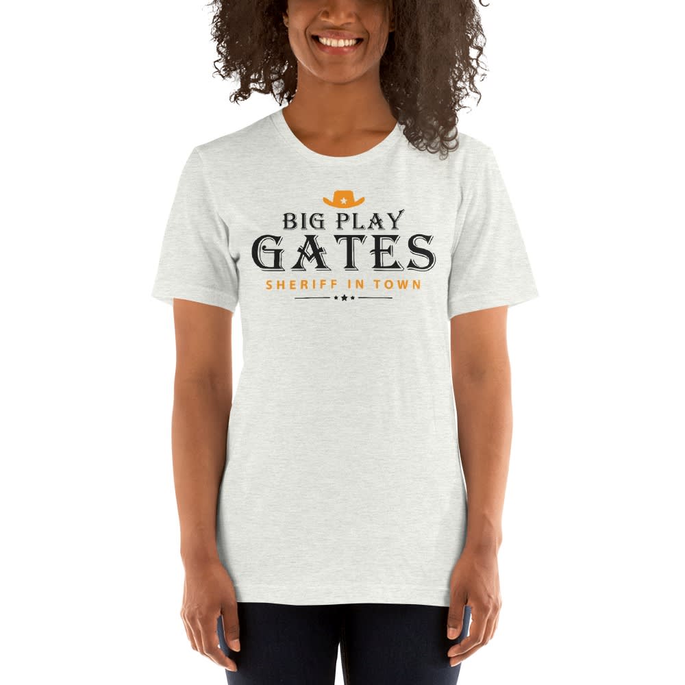 BIG PLAY GATES V#2 by Ovurton Gates Women's T-Shirt, Black Logo