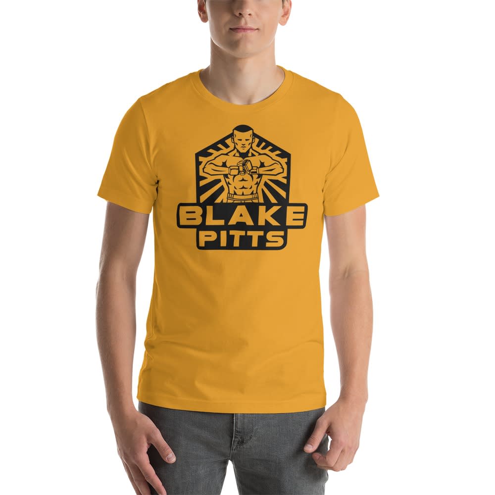  Blake Pitts Men's T-Shirt V#1, Black Logo