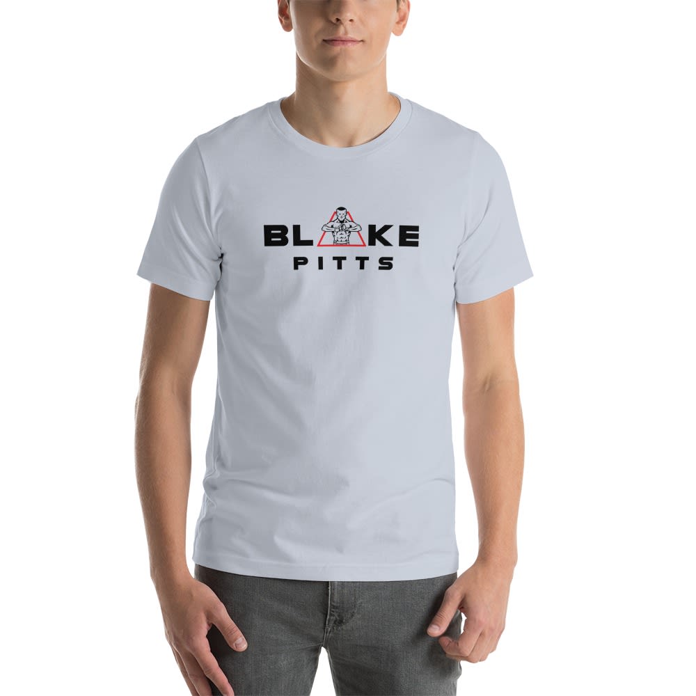  Blake Pitts Men's T-Shirt V#2, Black Logo
