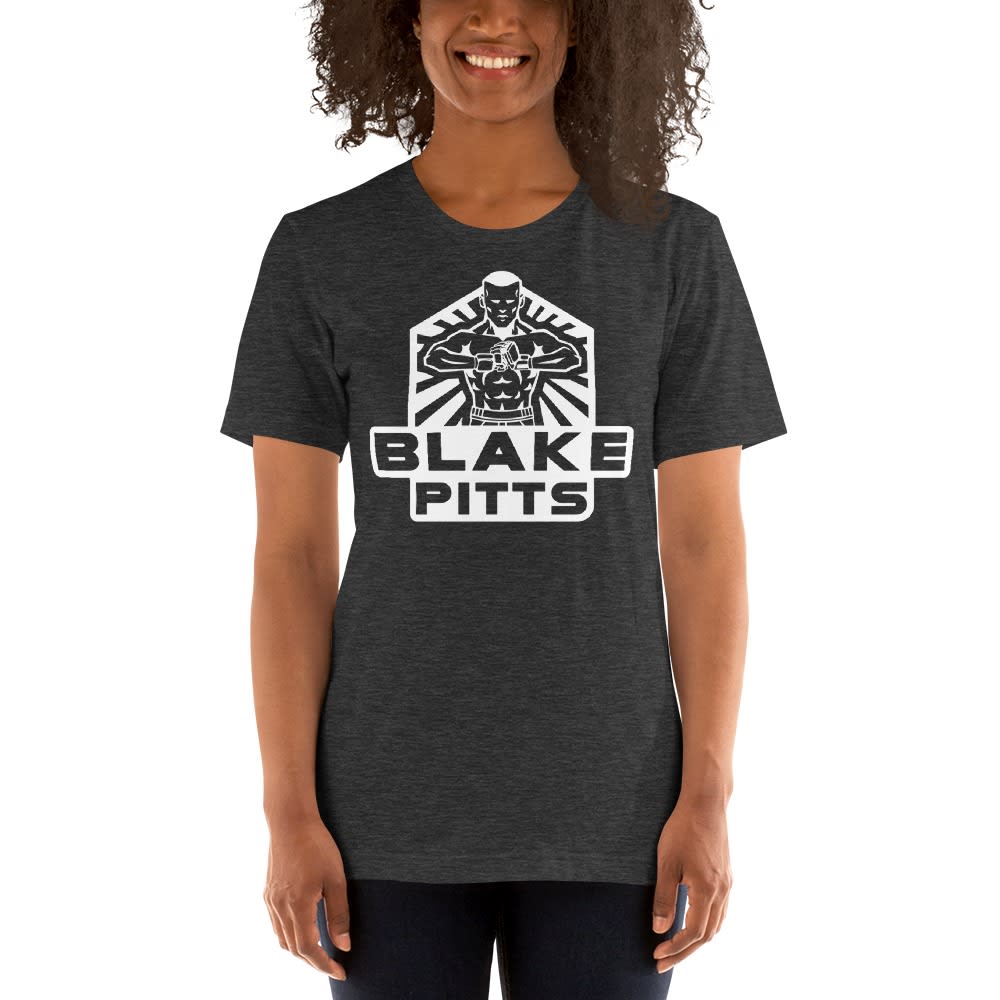 Blake Pitts Women's T-Shirt V#1, White Logo