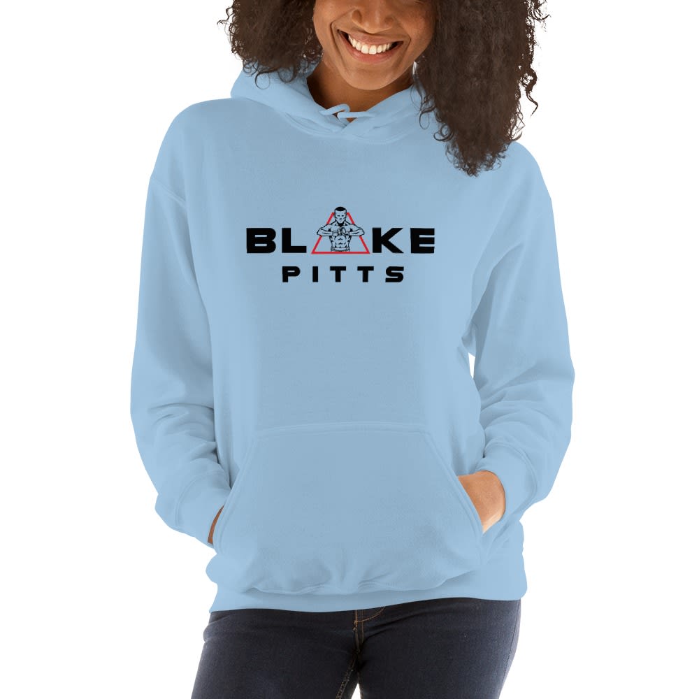  Blake Pitts Women's Hoodie V#2, Black Logo