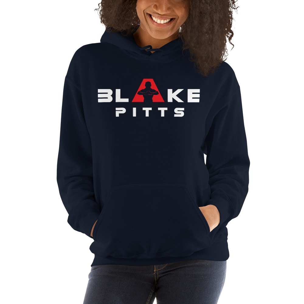 Blake Pitts Women's Hoodie V#3, White Logo