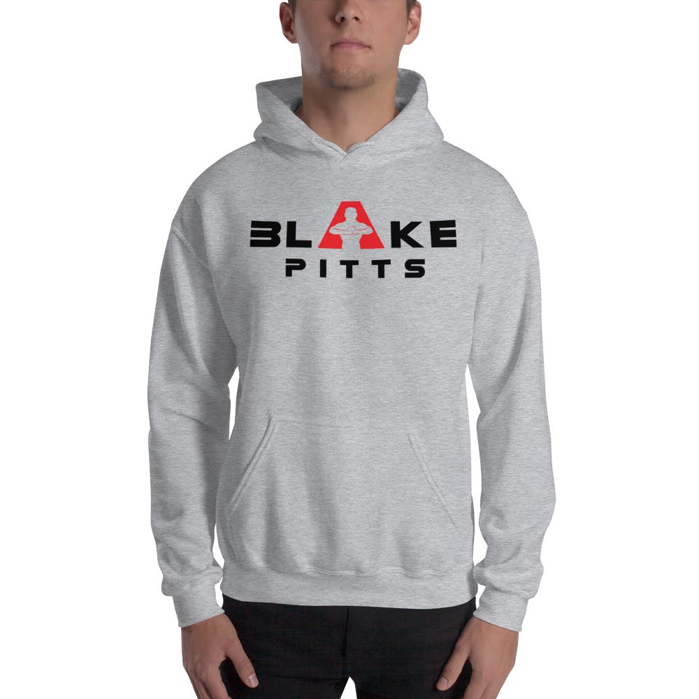 Blake Pitts Men's Hoodie V#3, Black Logo