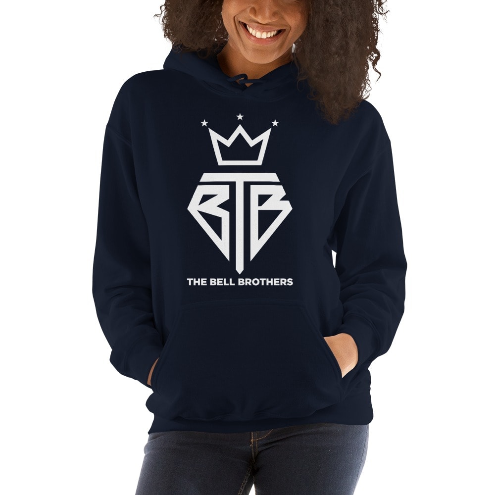 Bell Brothers Women's Hoodie, White Logo