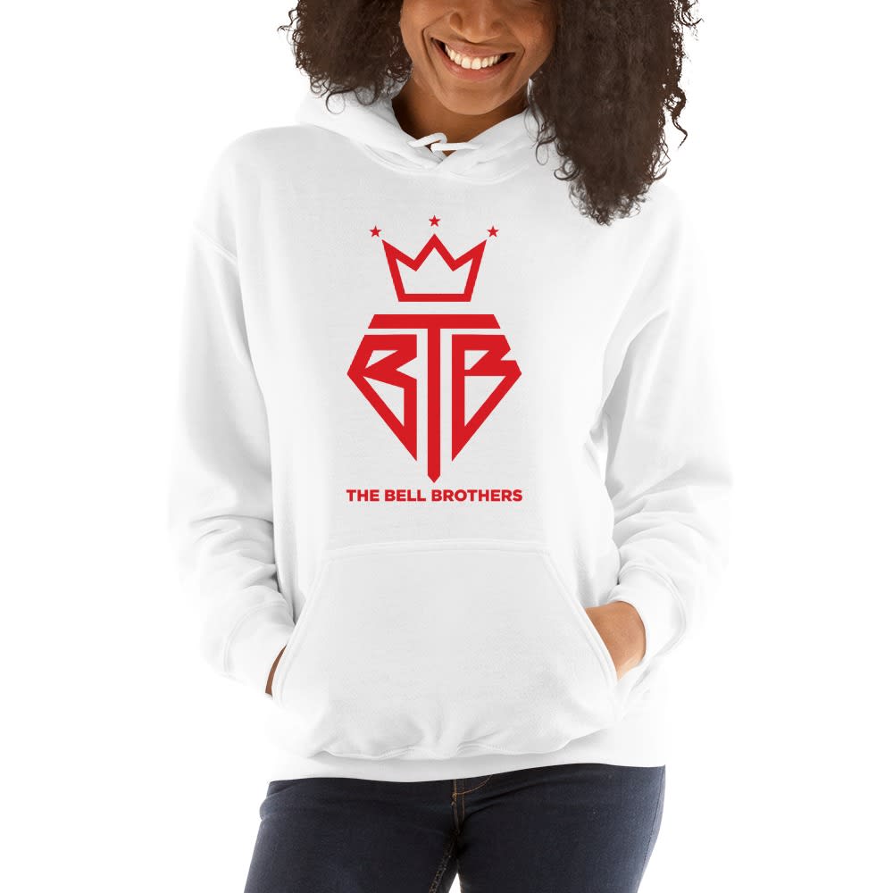 Bell Brothers Women's Hoodie, Red Logo