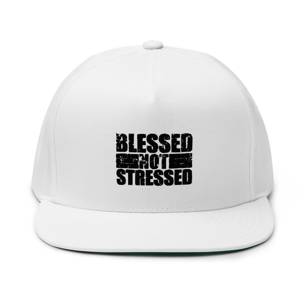 Blessed Not Stressed by Aaron Olivares, Hat, Black Logo